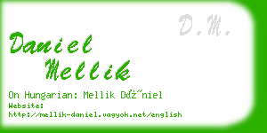 daniel mellik business card